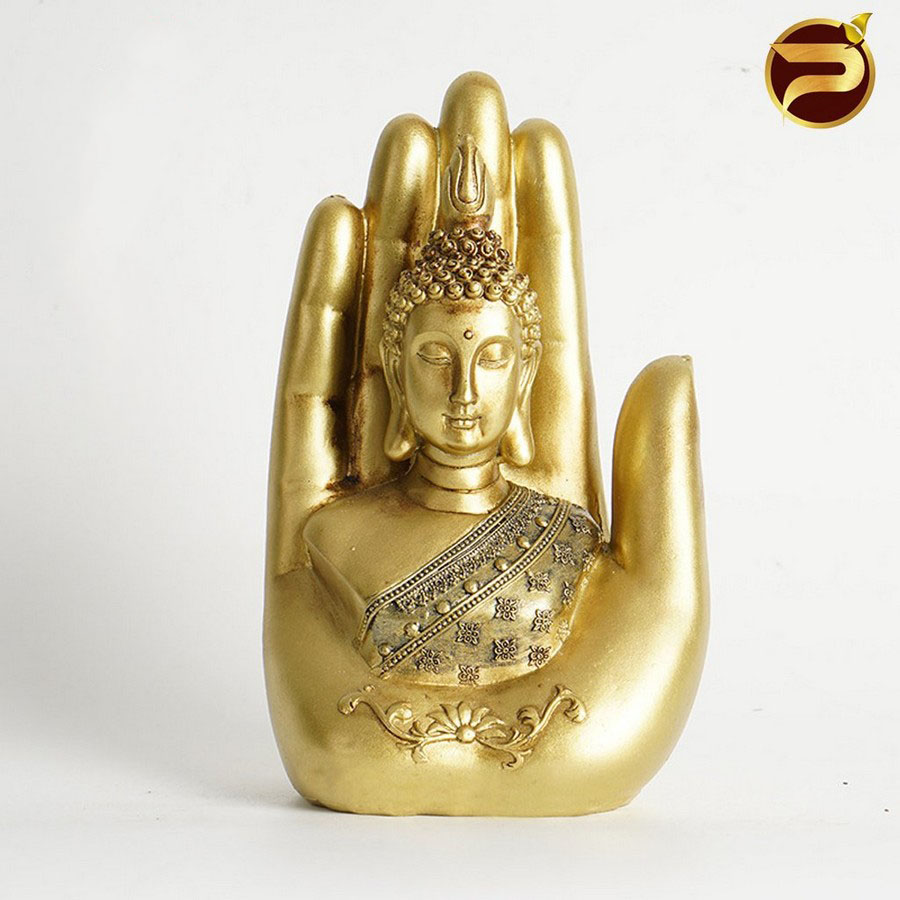 Tượng Phật phong thủy để bàn, Phật Hòa Bình trong lòng bàn tay